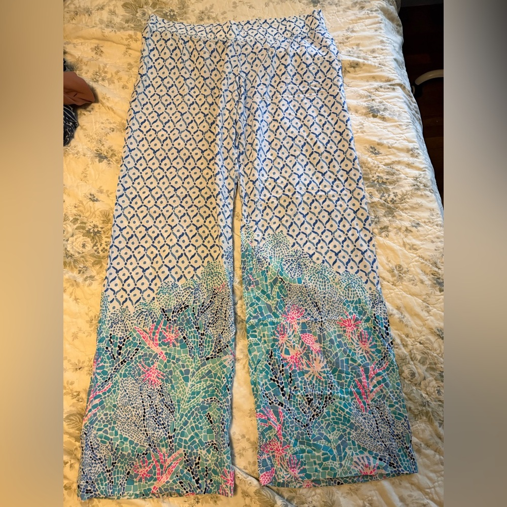 Lilly Pulitzer palazzo pants size large